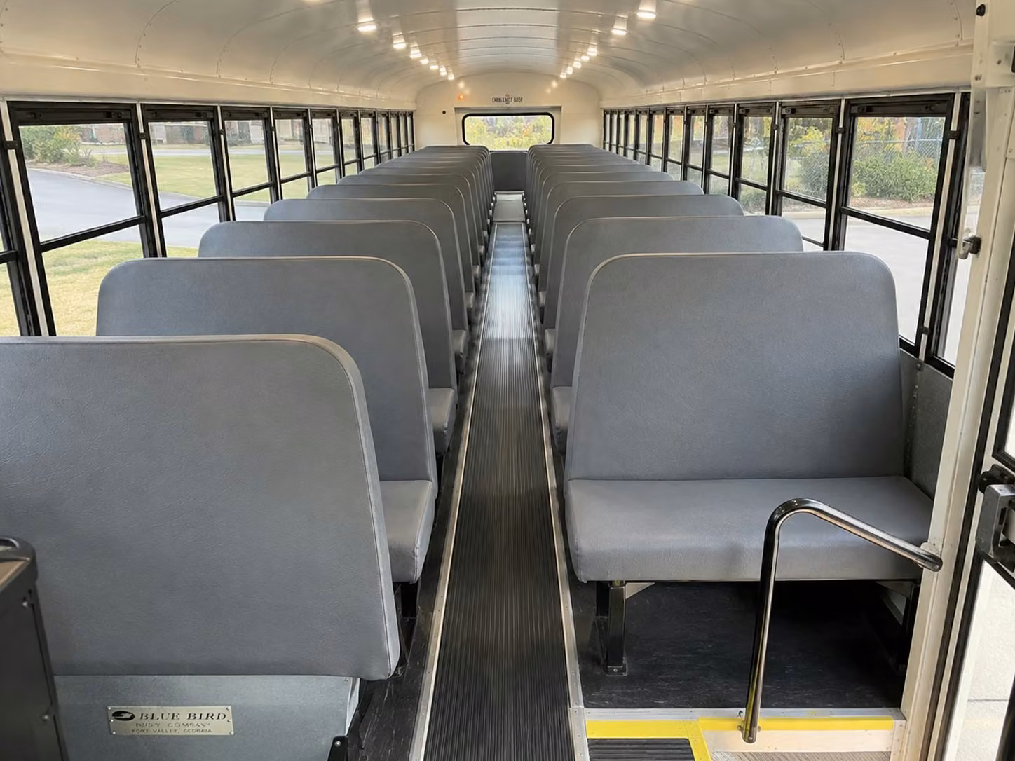 school bus interior